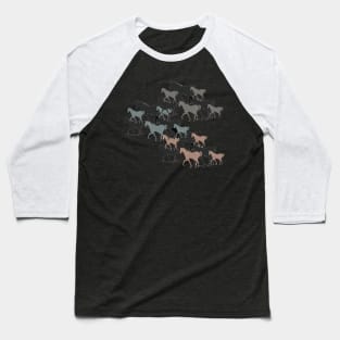 Horse Pattern Baseball T-Shirt